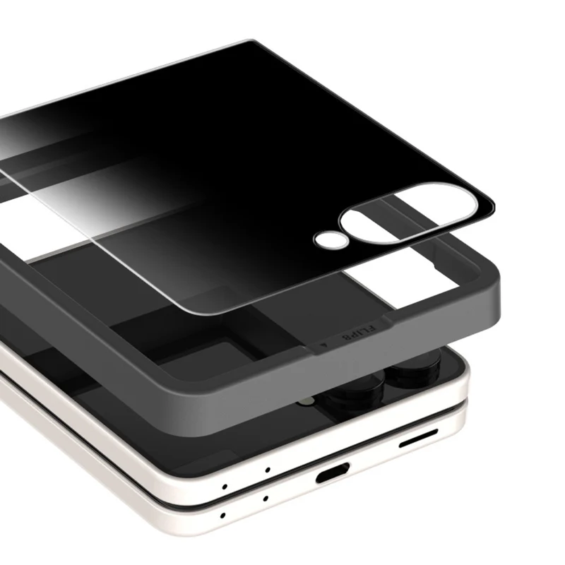 Araree Core Privacy 2Pcs Screen Protector For Z Flip 8-Black 