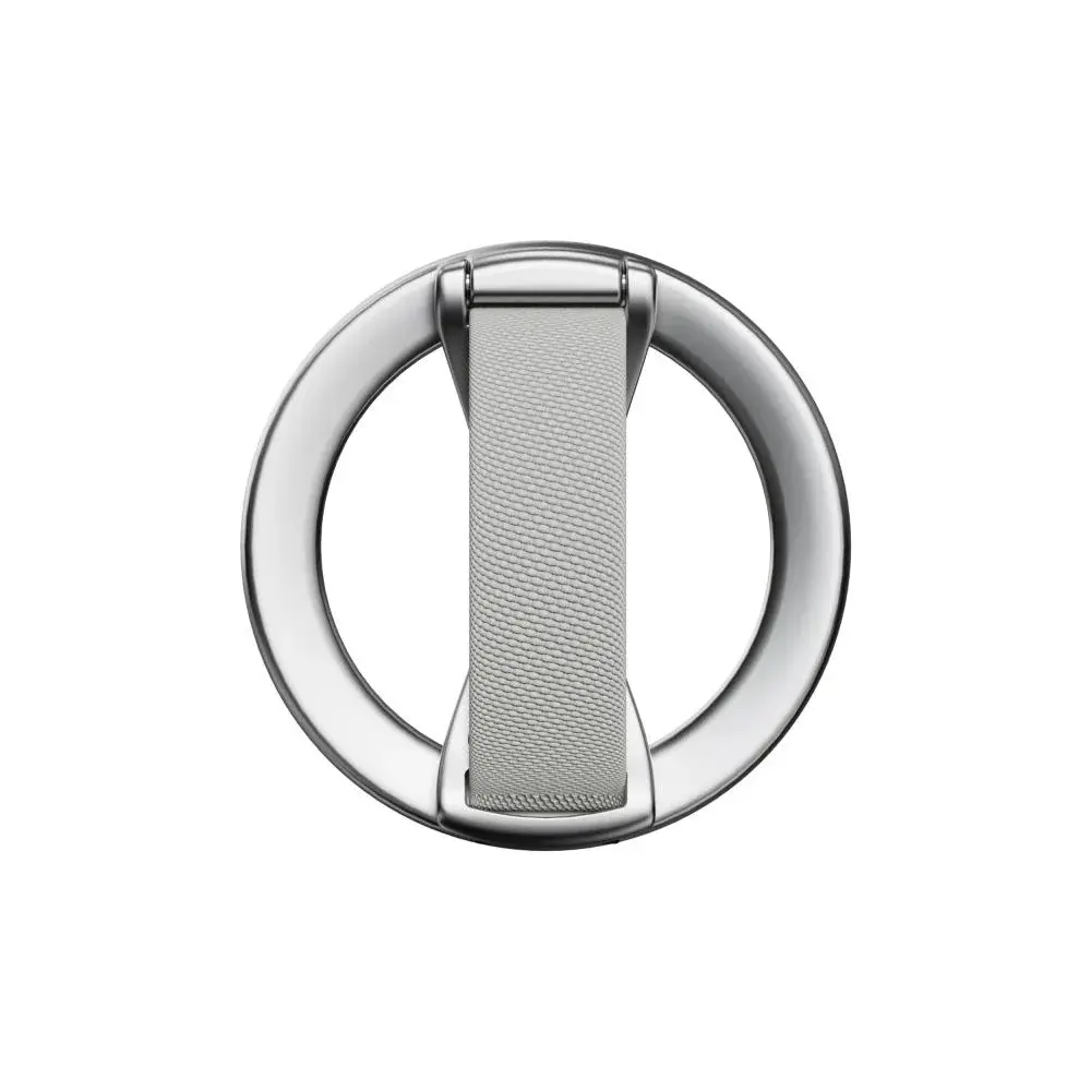 Drip Magnetic Ring Phone Holder Kickstand with Finger Strap Gray