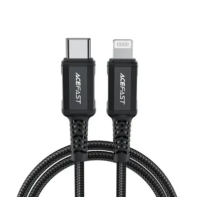 كيبل ACEFAST من USB-C إلى Lightning ألمنيوم (1.8 متر)