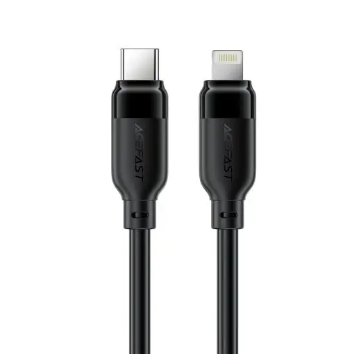 كيبل ACEFAST من USB-C إلى Lightning TPU (1 متر) أسود