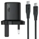 شاحن ACEFAST GaN PD30W USB-C شحن سريع أسود (UK)