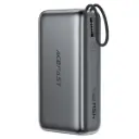 باور بانك ACEFAST شحن سريع PD35W مع كيبل ينسحب 10000mAh رمادي معدني (شهادة CCC)