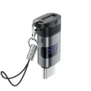 AceFast L to USB-C adapter,metal grey