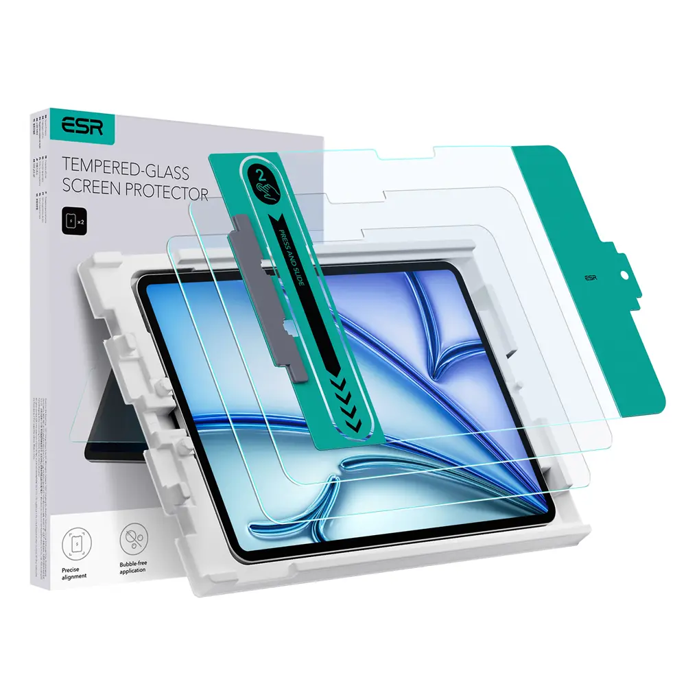 حماية شاشة زجاج ESR لـ iPad Air 11" 2024-2025 الجيل 6 / الجيل 7