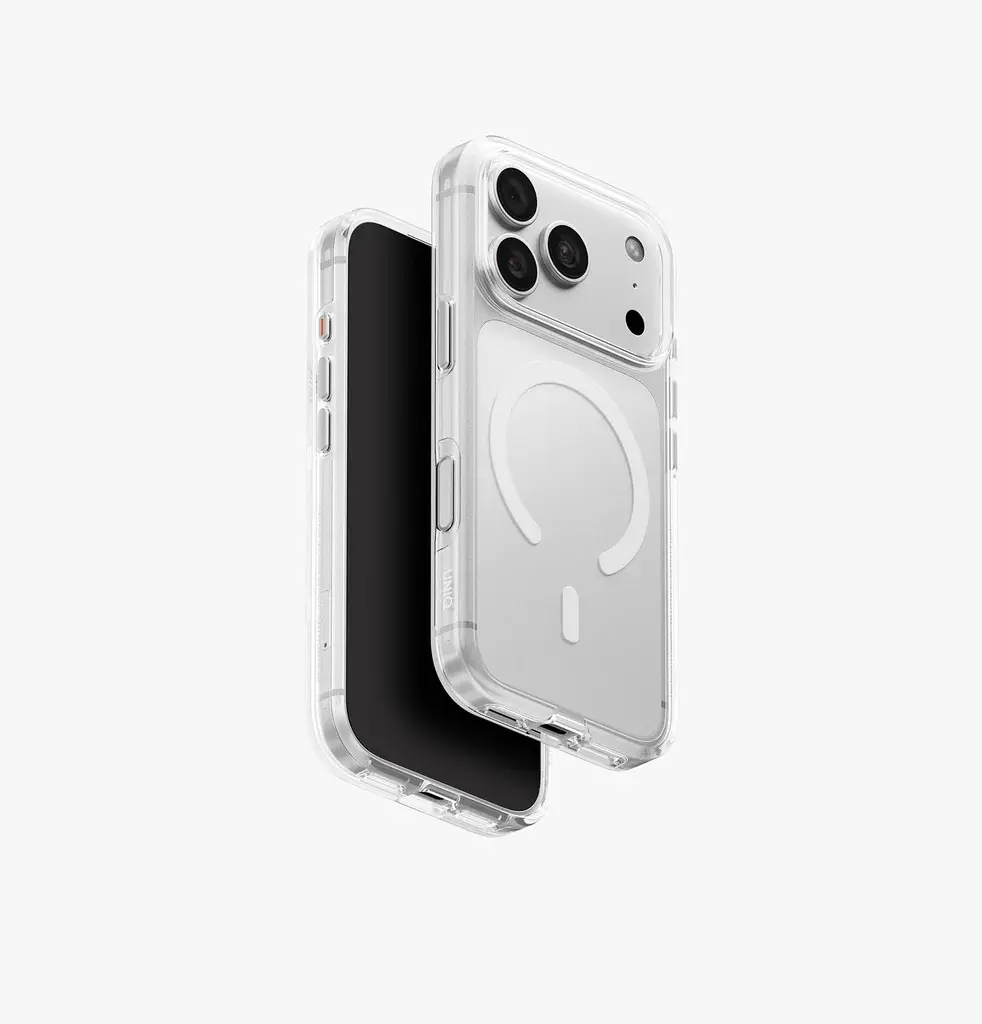 كفر UNIQ Hybrid Clario MagClick لـ iPhone 18 Pro - شفاف