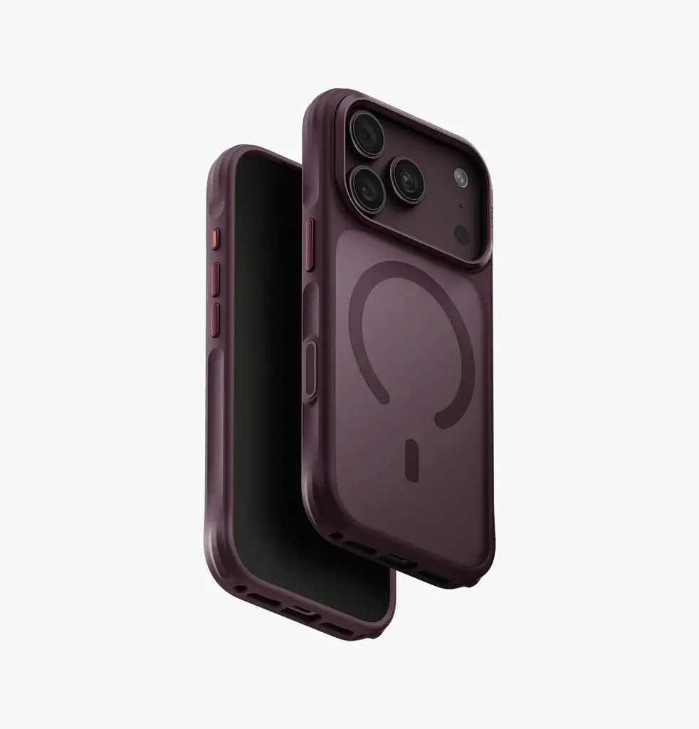 UNIQ HYBRID IPHONE 18 PRO (2026) 6.3 MAGCLICK CHARGING VEREN (AF) - BURGUNDY FROST