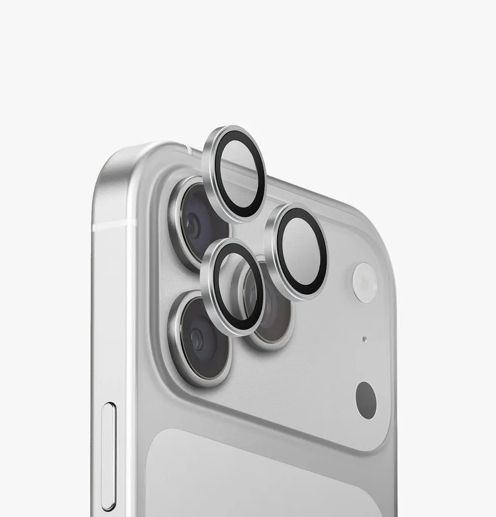 UNIQ OPTIX ALUGUARD (DX2) IPHONE 18 PRO/18 PRO MAX (2026) 6.3/6.9 CAMERA LENS PROTECTOR - STERLING SILVER