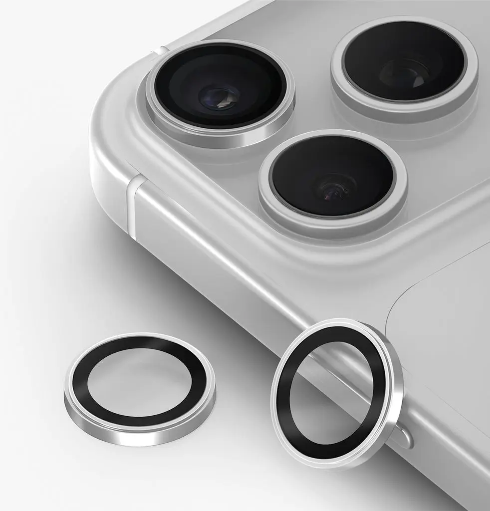 واقي عدسة الكاميرا UNIQ Optix Prime لـ iPhone 18 Pro و 18 Pro Max - فضي كروم