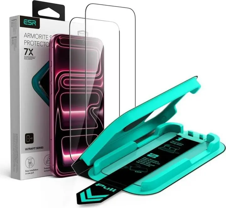 ESR Armorite (UltraFit Tray) 18 Pro Max Screen Protector 2 Pack