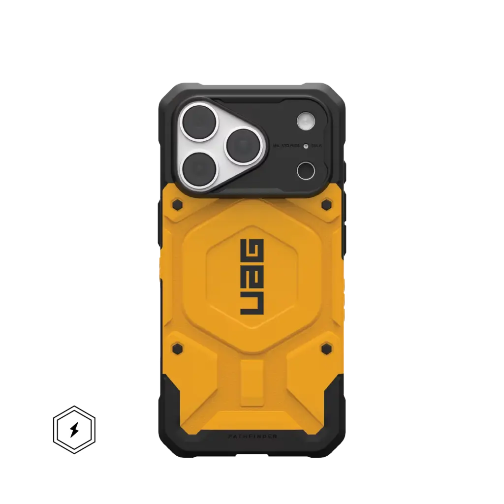 UAG iPhone 18/17 Pro Pathfinder MagSafe Case - Heritage Yellow