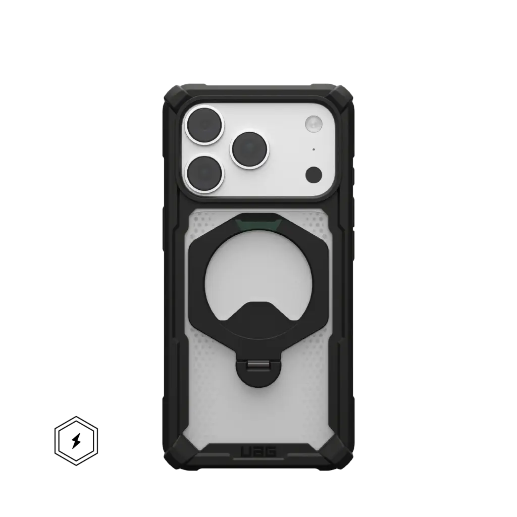 UAG iPhone 18/17 Pro Plasma XTE 360 Magsafe Case - Black/Clear