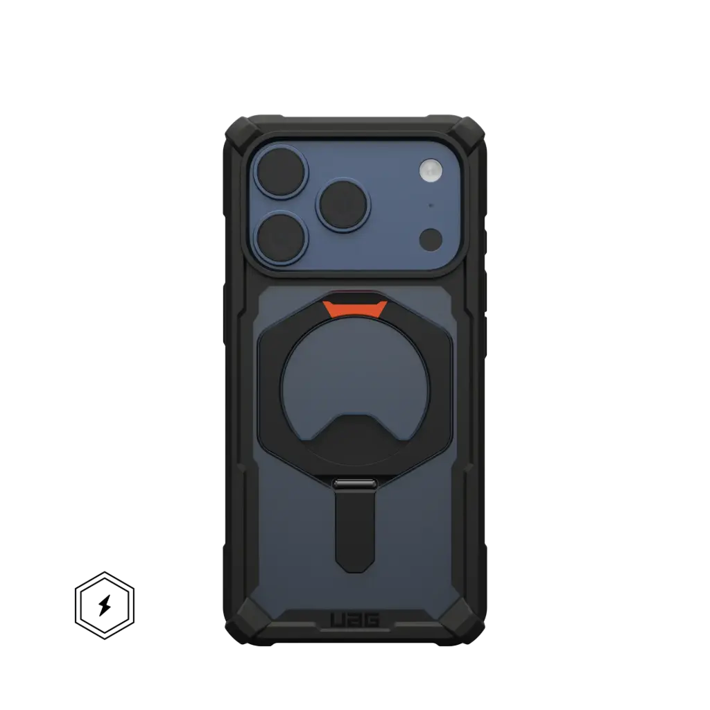 UAG iPhone 18/17 Pro Plasma XTE 360 Magsafe Case - Black/Orange