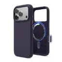 Elago iPhone 18 Pro/17 Pro Magnetic Silicone Case (Camera Control Key Included) (Deep Purple)