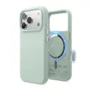 Elago iPhone 18 Pro/17 Pro Magnetic Silicone Case (Camera Control Key Included) (Mint)