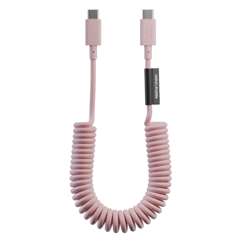 كيبل Native Union POP Cable USB-C إلى USB-C بطول 1.2 متر 60 واط – وردي