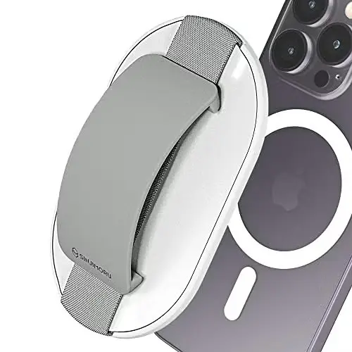 مسكة Sinjimoru MagSafe Grip - رمادي فاتح