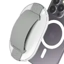 مسكة Sinjimoru MagSafe Grip - رمادي فاتح