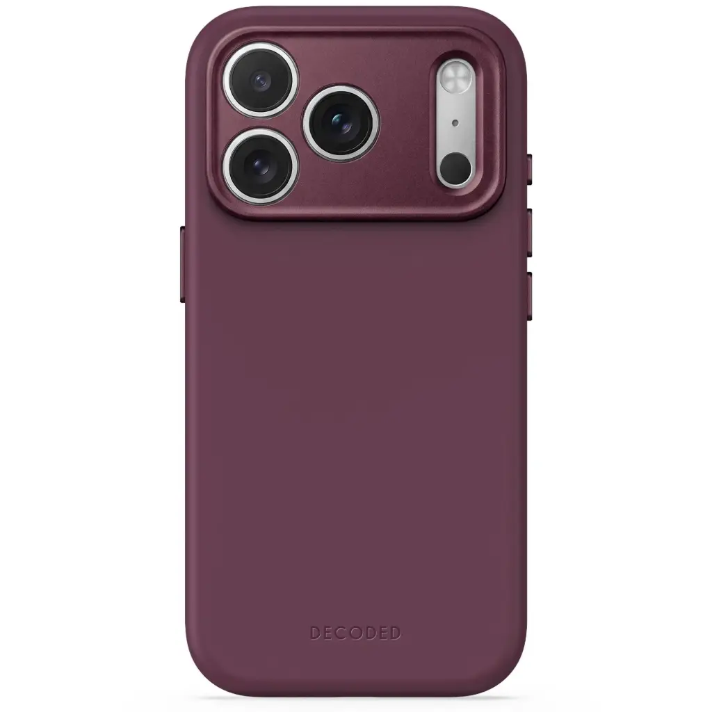 كفر Decoded AntiMicrobial سيليكون لـ iPhone 18 Pro / 17 Pro - Plum