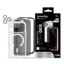 ArmorPro D3O 4-in-1 Combo with Capture Button (Privacy Screen + Camera Lens + D3O Case MagSafe + Lens Film) White for iPhone 18 Pro