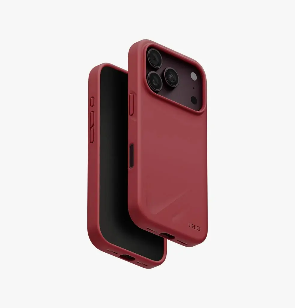 UNIQ HYBRID IPHONE 18 PRO (2026) 6.3 MAGCLICK CHARGING LINO - CRANBERRY RED