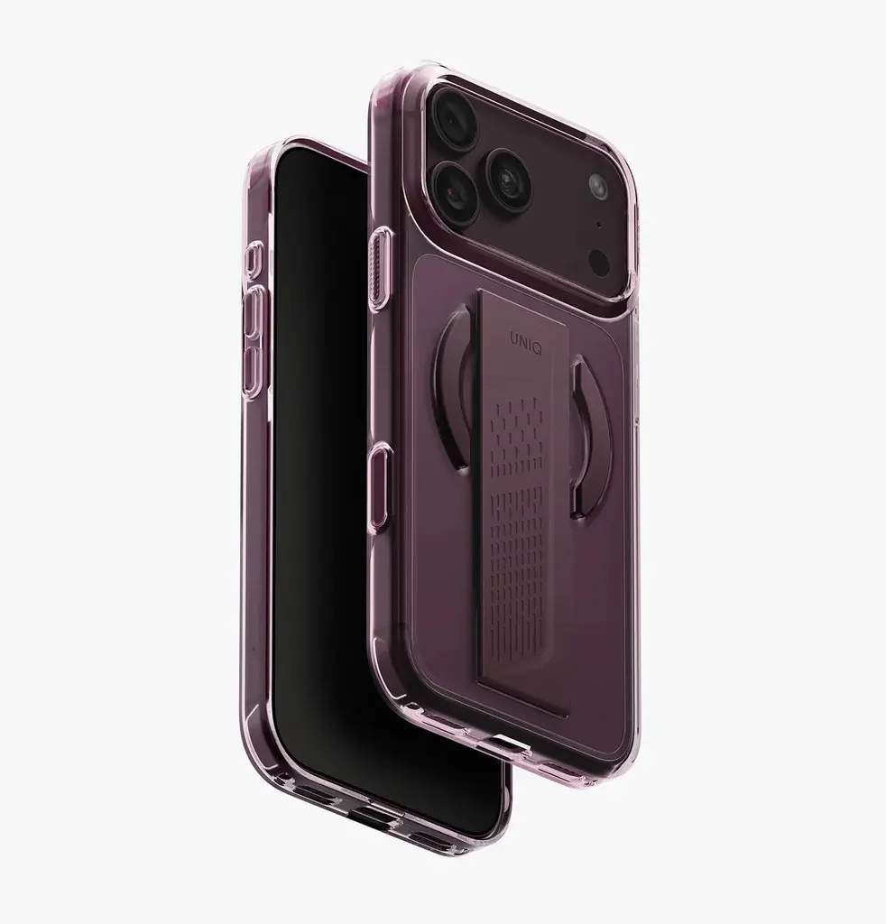كفر UNIQ Heldro Air MagClick لـ iPhone 18 Pro Max - عنابي مخملي