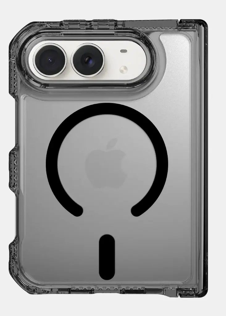 Itskins Hybrid R Clear Hinge w/MagSafe Cover iPhone Duo - Smoke