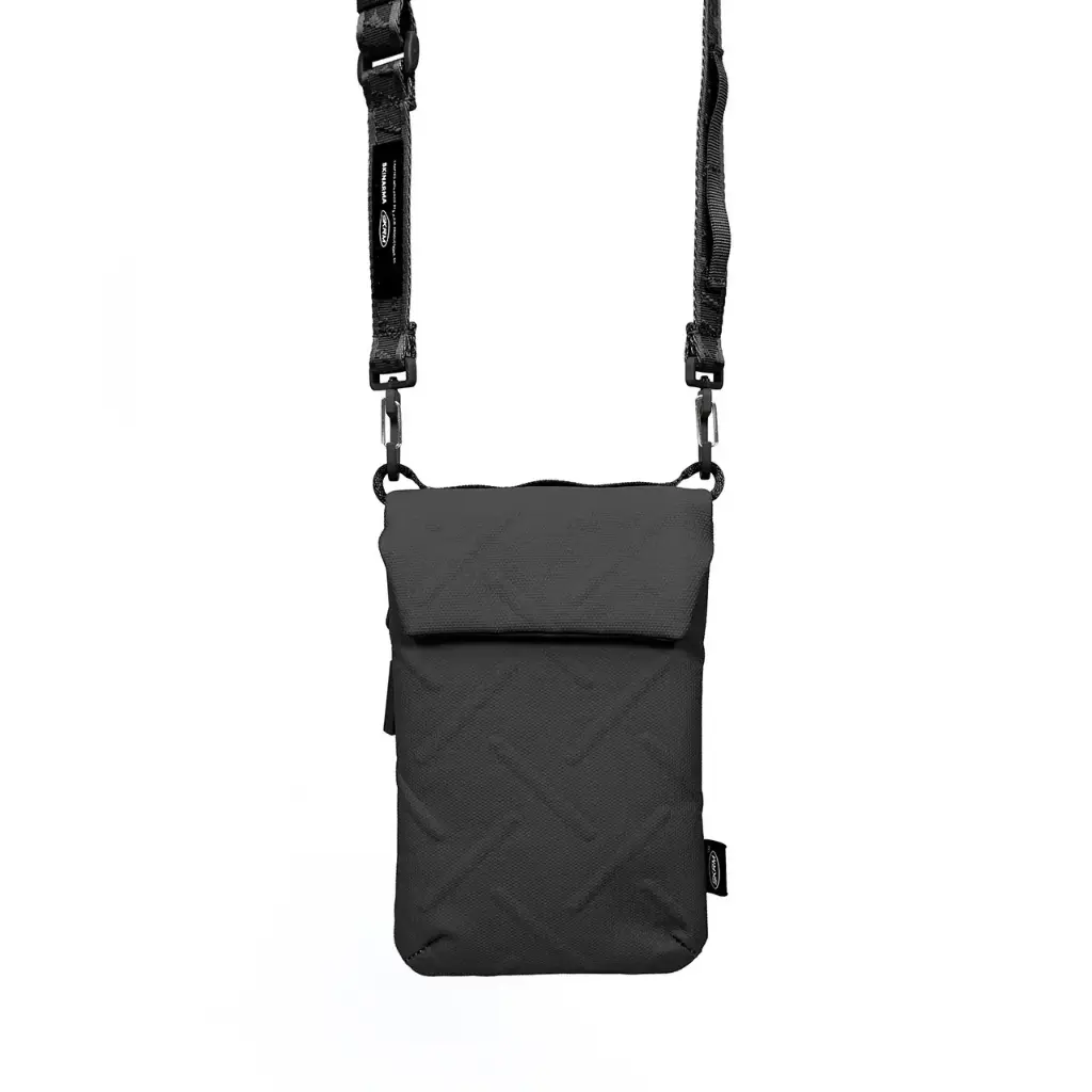 SKINARMA Sling Bag Juno + Scout Lanyard (2.54cm Wide) - Black
