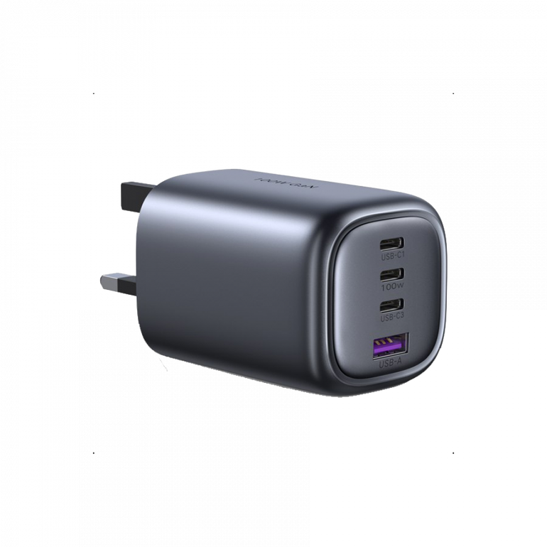شاحن جداري UGREEN Nexode GaN 100W بثلاث منافذ USB-C ومنفذ USB-A