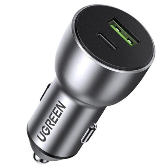 UGREEN USB C Car Charger, 52.5W Type C Car Charger PD 30W&QC 18W, Fast Car Charger Adapter