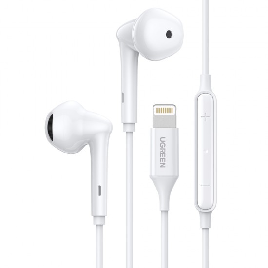 Ugreen in -ear Lightning headphones -White