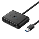 موزع UGREEN USB 3.0 بـ 4 منافذ بطول 0.5 متر – أسود