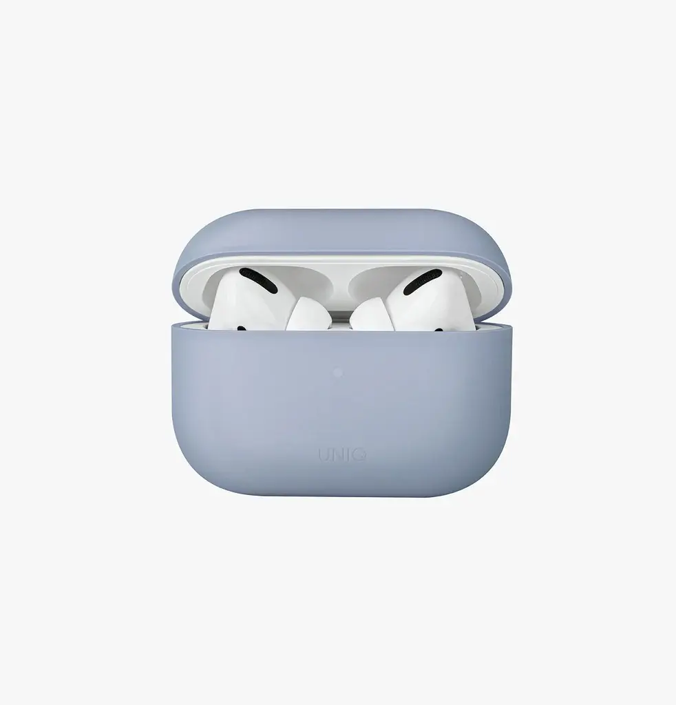 Uniq Hybrid Lino Liquid Silicon Case for Airpods Pro 2 - Artic Blue 