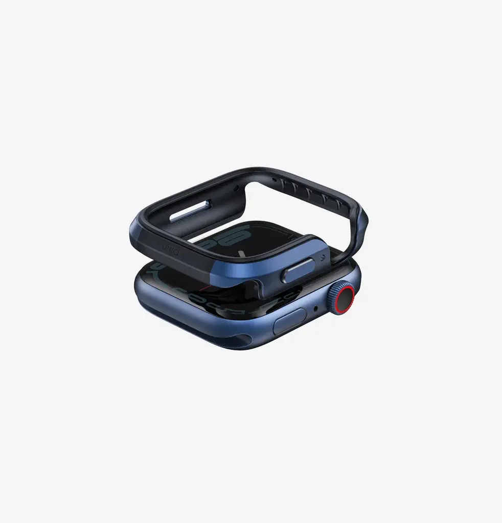 كفر UNIQ Valencia لساعة Apple Watch 45 ملم – أزرق