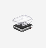 Uniq Hybrid Garde Watch Case With Screen Protection for Apple Watch 45mm - Dove Clear 