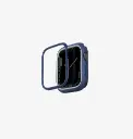 Uniq Moduo Case For Apple Watch With Interchangeable Bezel 45/44 mm - Blue/Grey 