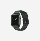 UNIQ APPLE WATCH STRAP AIROSOFT LINUS 45 44 42 MM GREEN