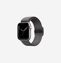 سير مضفور UNIQ Aspen لساعة Apple Watch 44 ملم – رمادي غرانيت