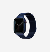 Uniq Dante Milanese Mesh Steel Strap for Apple Watch 42/44/45mm - Cobalt Blue 