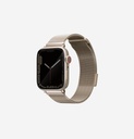 سير ستيل ميلانيز UNIQ Dante لساعة Apple Watch 42/44/45 ملم – Starlight