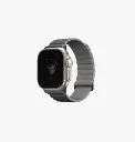 سير UNIQ Revix Premium Edition بوجهين لساعة Apple Watch 49/45/44/42 ملم – رمادي فحمي / رمادي فاتح