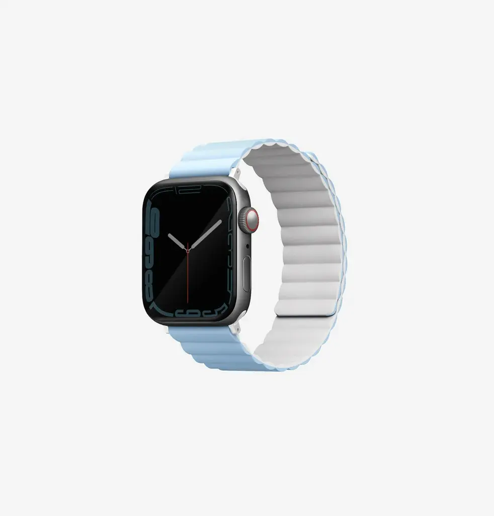 Uniq Revix Reversible Strap for Apple Watch 42/44/45mm - Artic White / Blue 