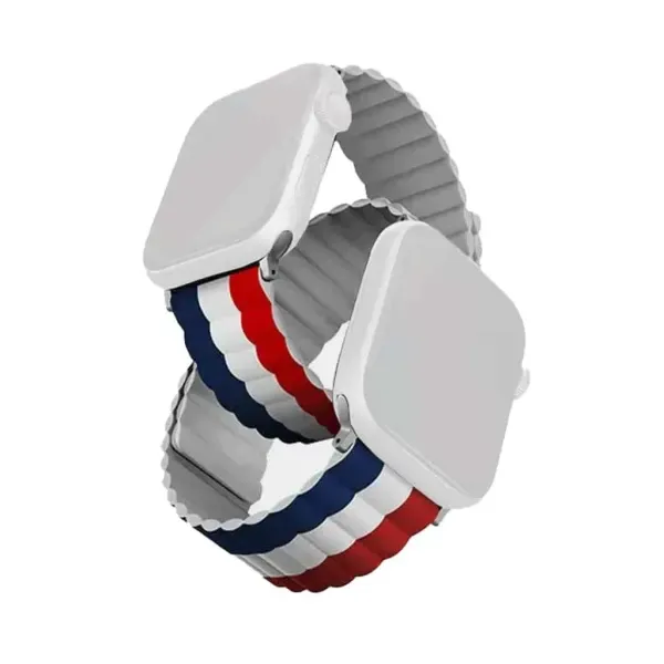 Uniq Revix Reversible Strap for Apple Watch World Cup Edition 42/44/45mm - France (White) 