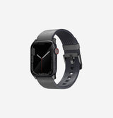Uniq Straden Leather Strap for Apple Watch 42/44/45 - Rhino Grey 