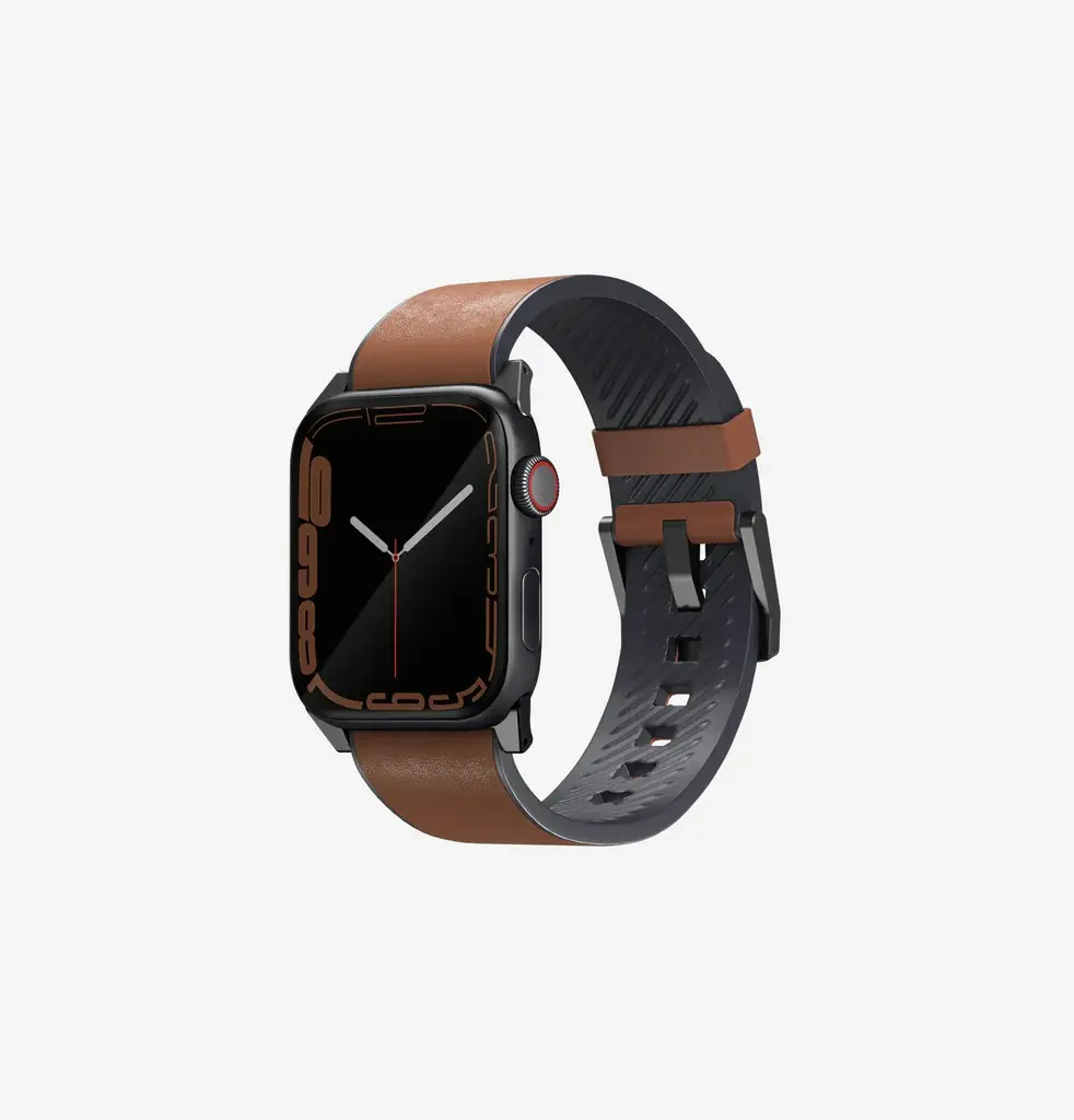 Uniq Straden Leather Strap for Apple Watch 42/44/45 - Toffee Brown 