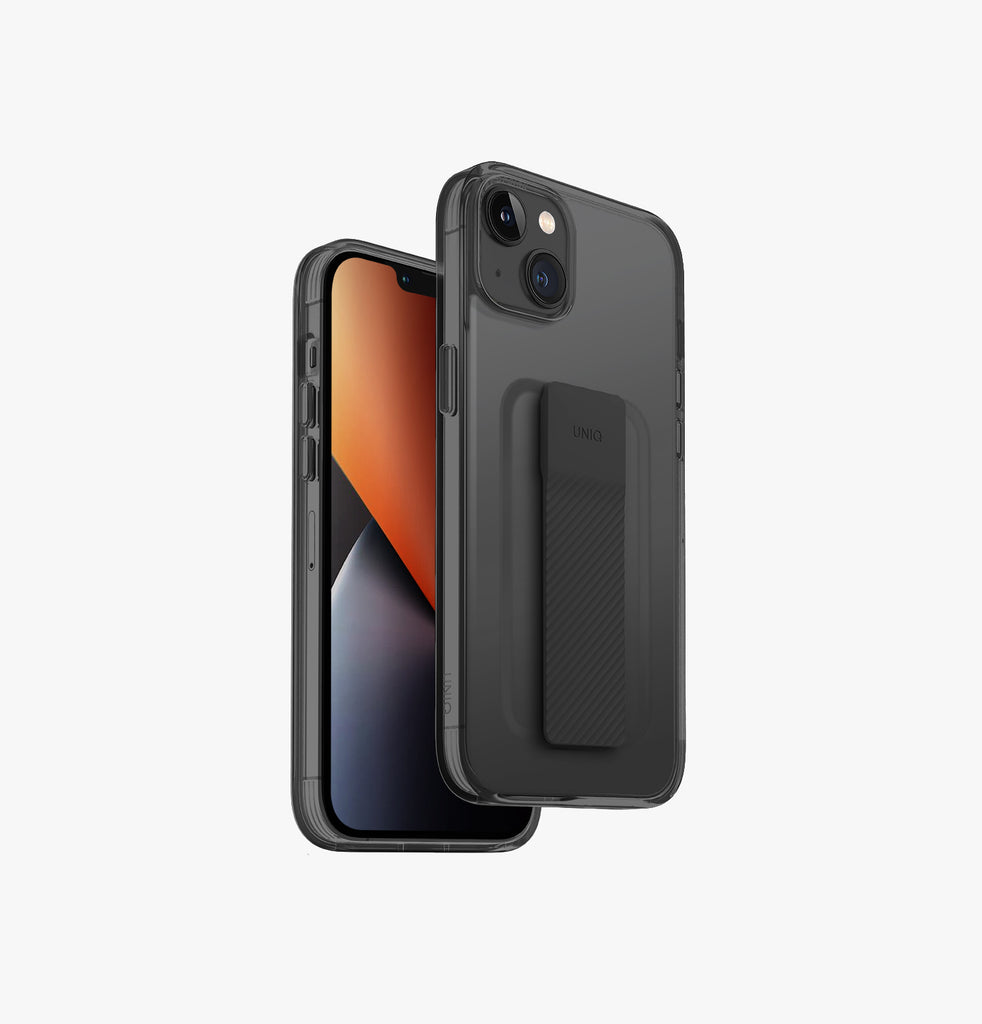 Uniq Hybrid Heldro Mount Series for iPhone 14 Plus - Vapour Smoke