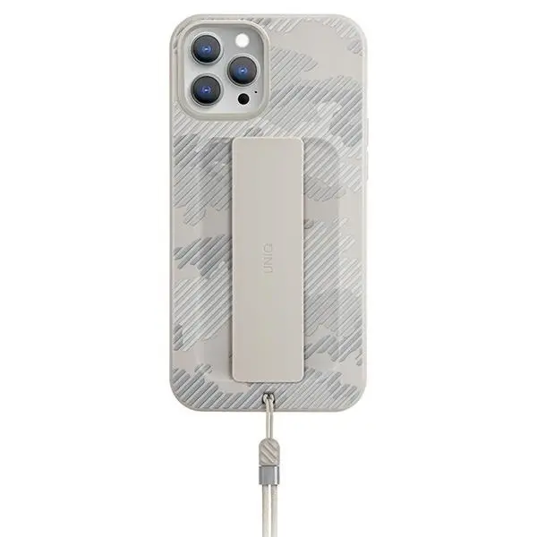 Uniq Hybrid Case for iPhone 12/12 Pro Ivory Camo