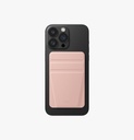 Uniq Lyft Magnetic Snap-on Stand and Card Holder for iPhone - Blush Pink 