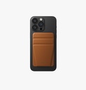 Uniq Lyft Magnetic Snap-on Stand and Card Holder for iPhone - Toffee Brown 