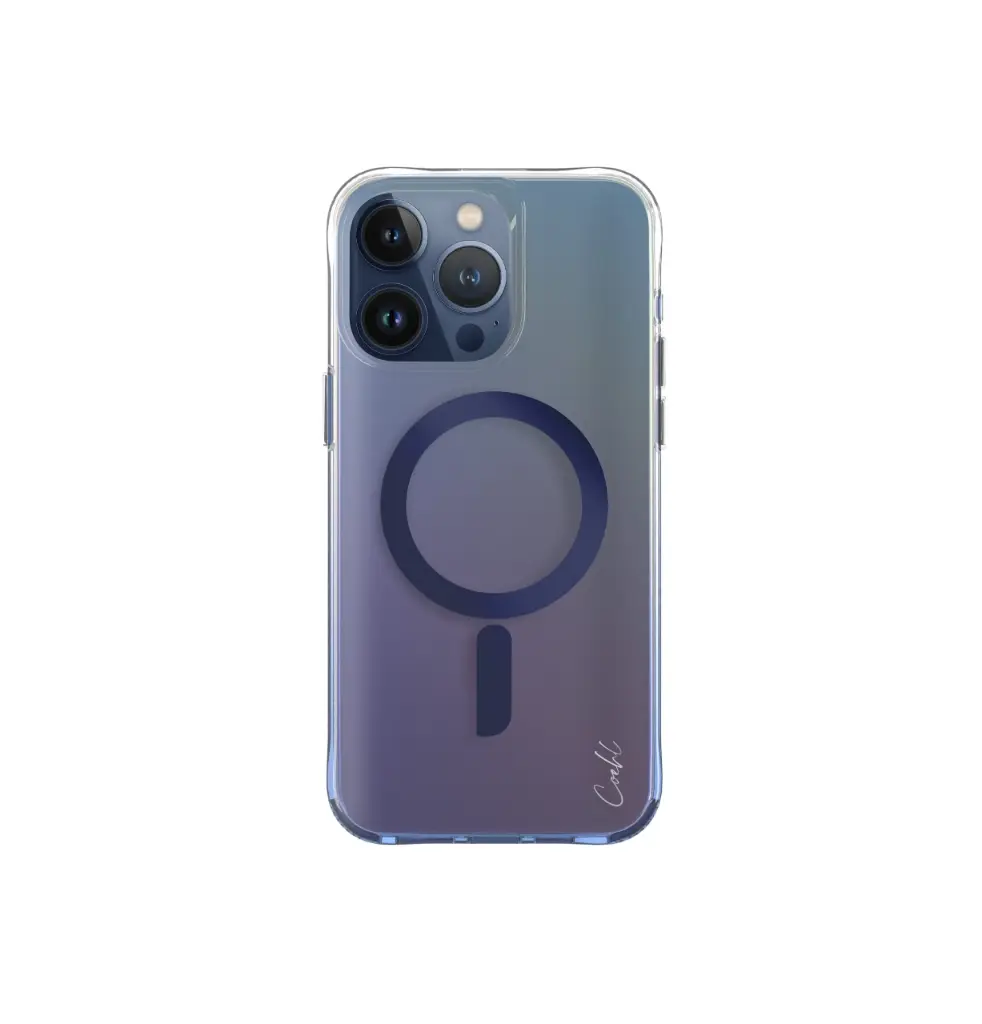 Uniq Coehl Dazze MagSafe Case for iPhone 15 Pro Max - Azure Blue 