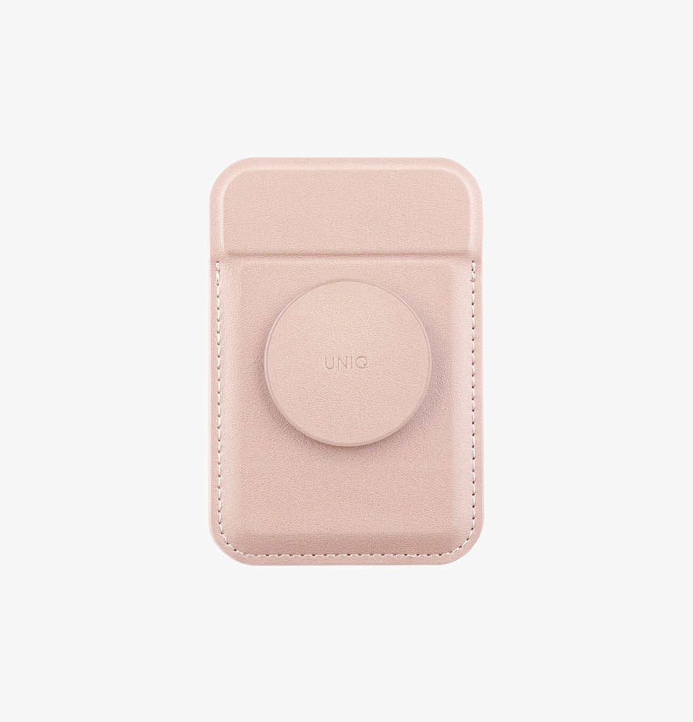 Uniq Flixa Magnetic Pop-Out Card Holder With Grip-Stand - Blush Pink